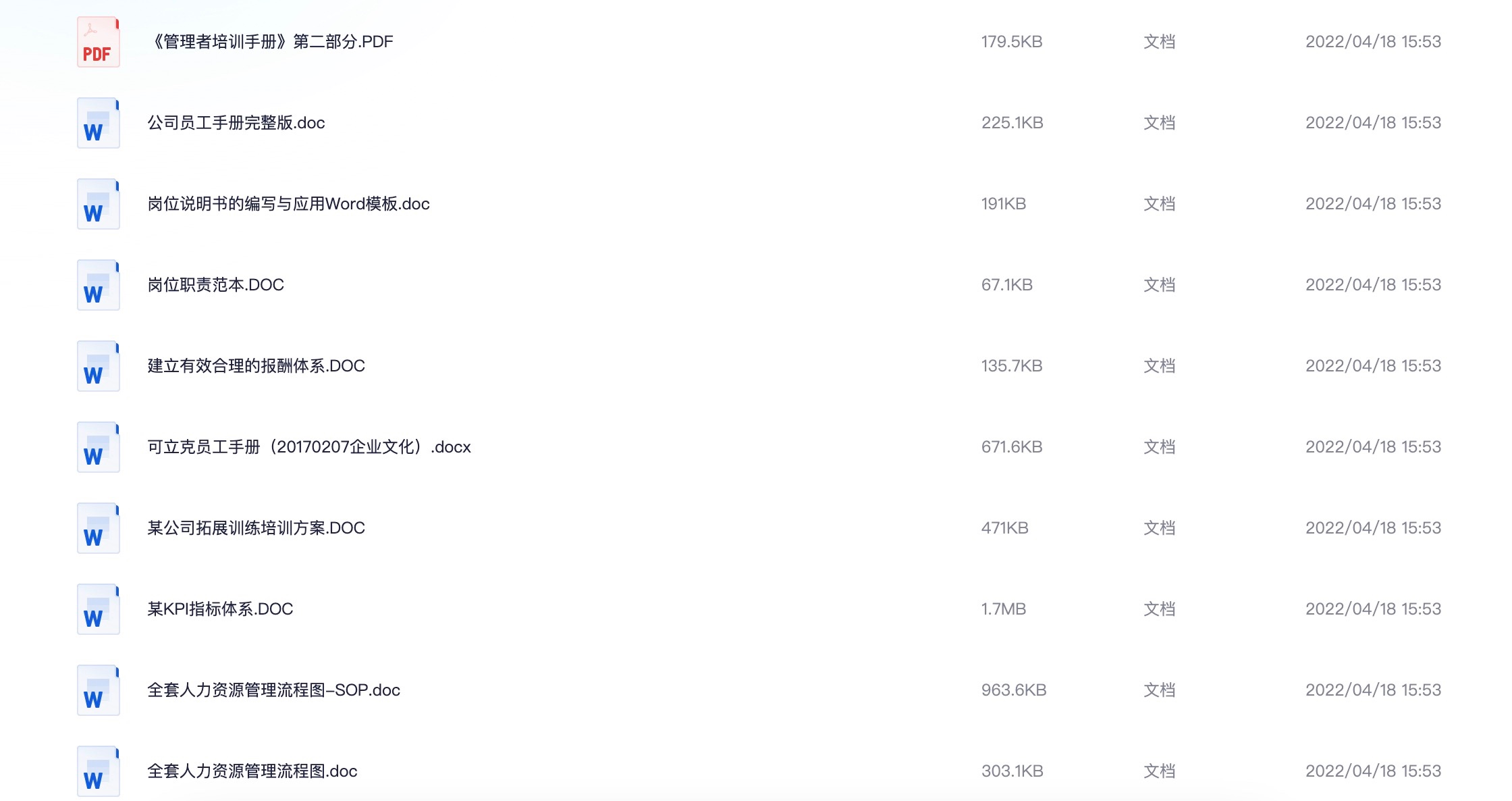 00强绩效管理手册、HR全套表格、员工手册、制度大全、流程图、培训手册、规划方案【35.7MB】