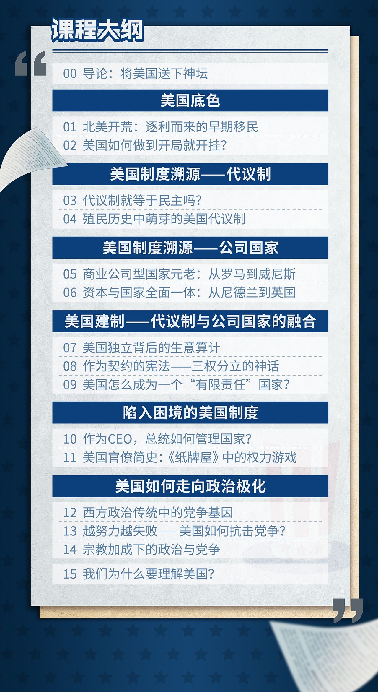 B站付费课程 - 范勇鹏：美国的诞生——制度的起源与本质【5.1G】