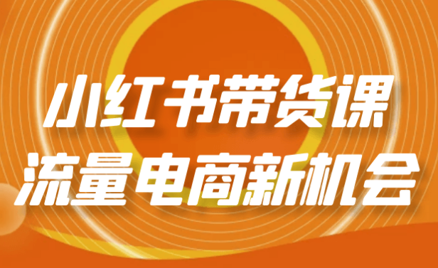 小红书带货课流量电商新机会 【18GB】
