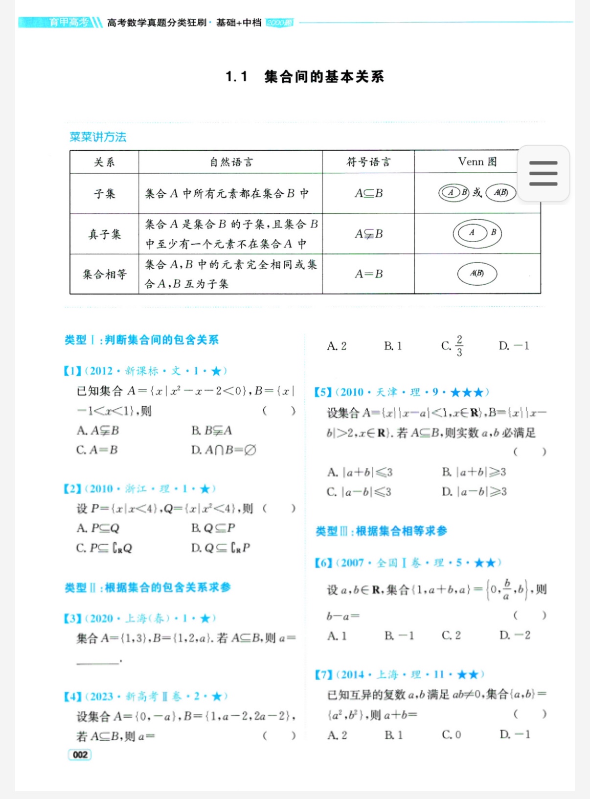 2025版《蔡德锦·高考数学真题分类狂刷·基础+中档2000题》【527mb】