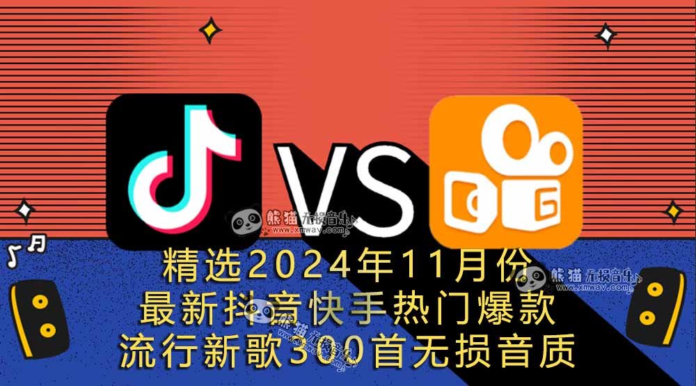 【歌单推荐】精选2024年11月份最新抖音快手爆款热门流行新歌300首无损音质，总有一首是你喜欢的  [WAV+MP3+15.8GB]