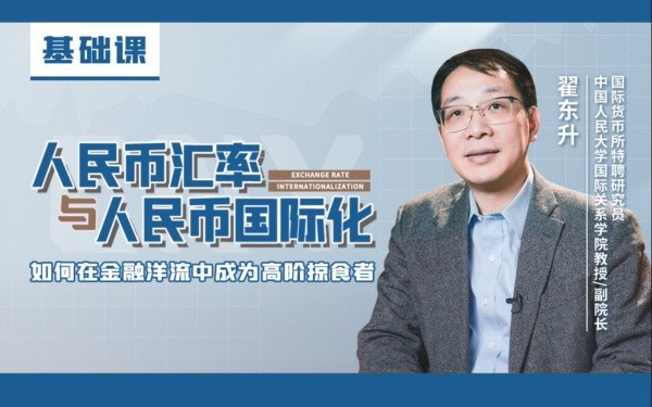 B站付费课程 - 翟东升:人民币汇率与人民币国际化【4.57G】