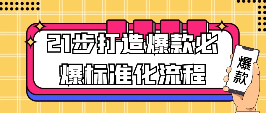 21步打造爆款必爆标准化流程1.09GB