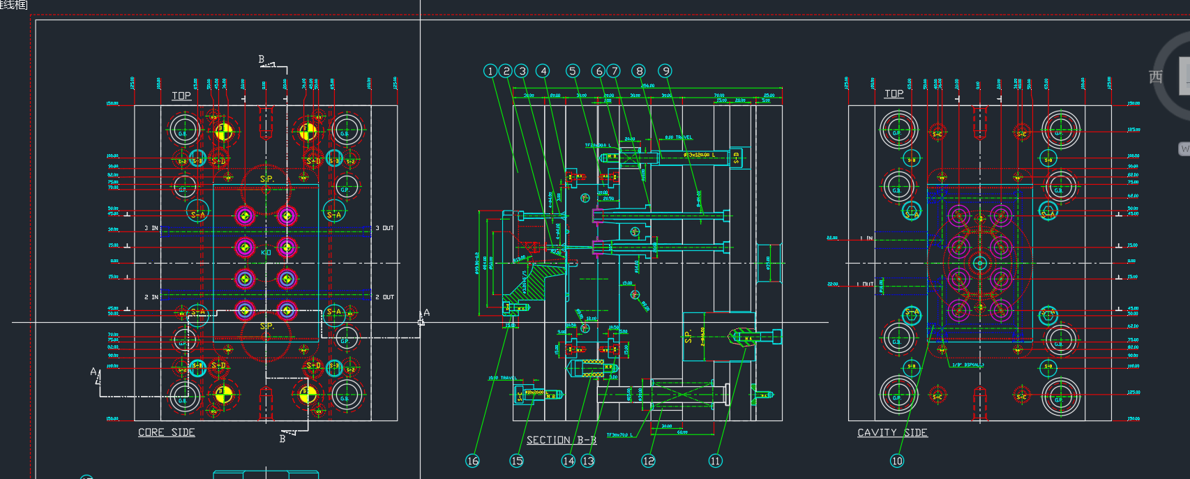 100多套经典塑胶模具结构图-DWG+50M