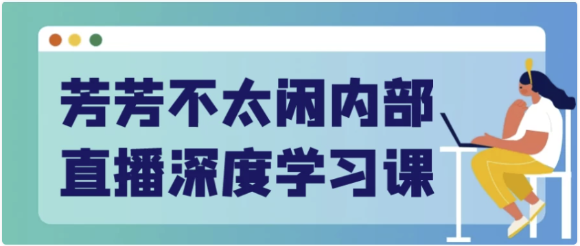 芳芳不太闲内部直播深度学习课 【14.6GB】