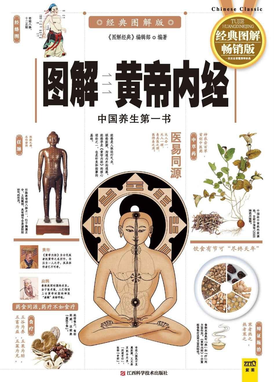 《图解黄帝内经》中国养生第一书 医易同源 经典图解版（pdf 32.7mb）