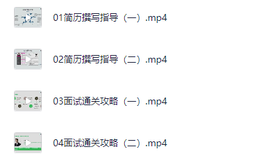 会计岗前技能（简历撰写+面试）mp4【514.8MB】