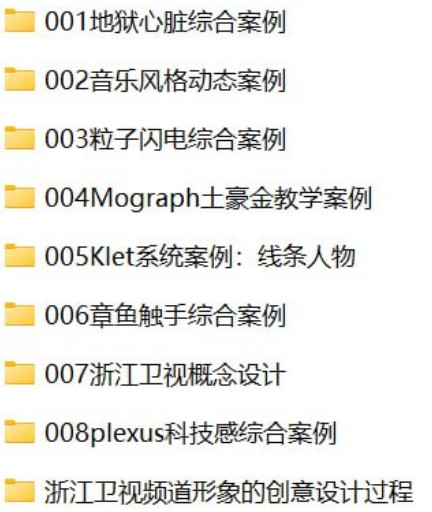 Klet - 影视动画商业案例，涵盖 影视特效、频道包装、动态设计 三大方向【5.54GB】