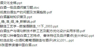 白酒全套资料 知识点全面解析，看了立刻从小白变成大神【689MB】