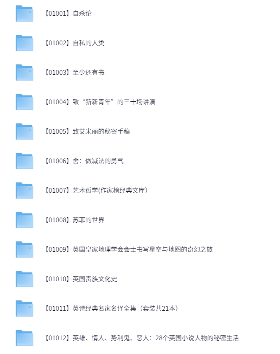 6000本（套）书籍 [附目录]1000-2000 [PDF] [45G]