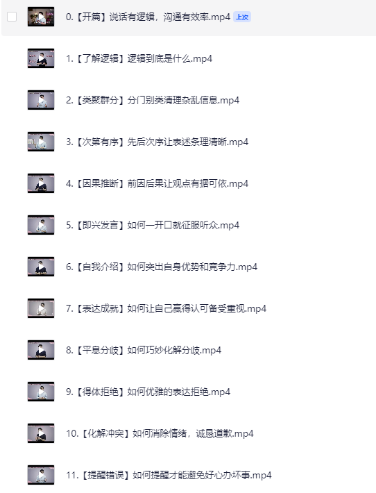 朱老丝：让说话有“逻辑”（完结）【1.9GB】
