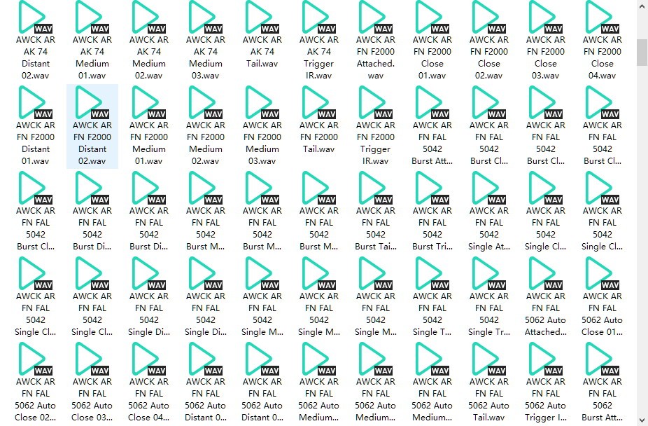882款 武器音效包｜后期必备  [wav/15GB]