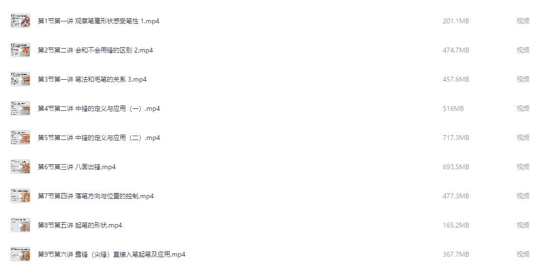 鱼小廷书法课堂-勤礼碑七合一零基础加进阶精讲课程【220.2GB】